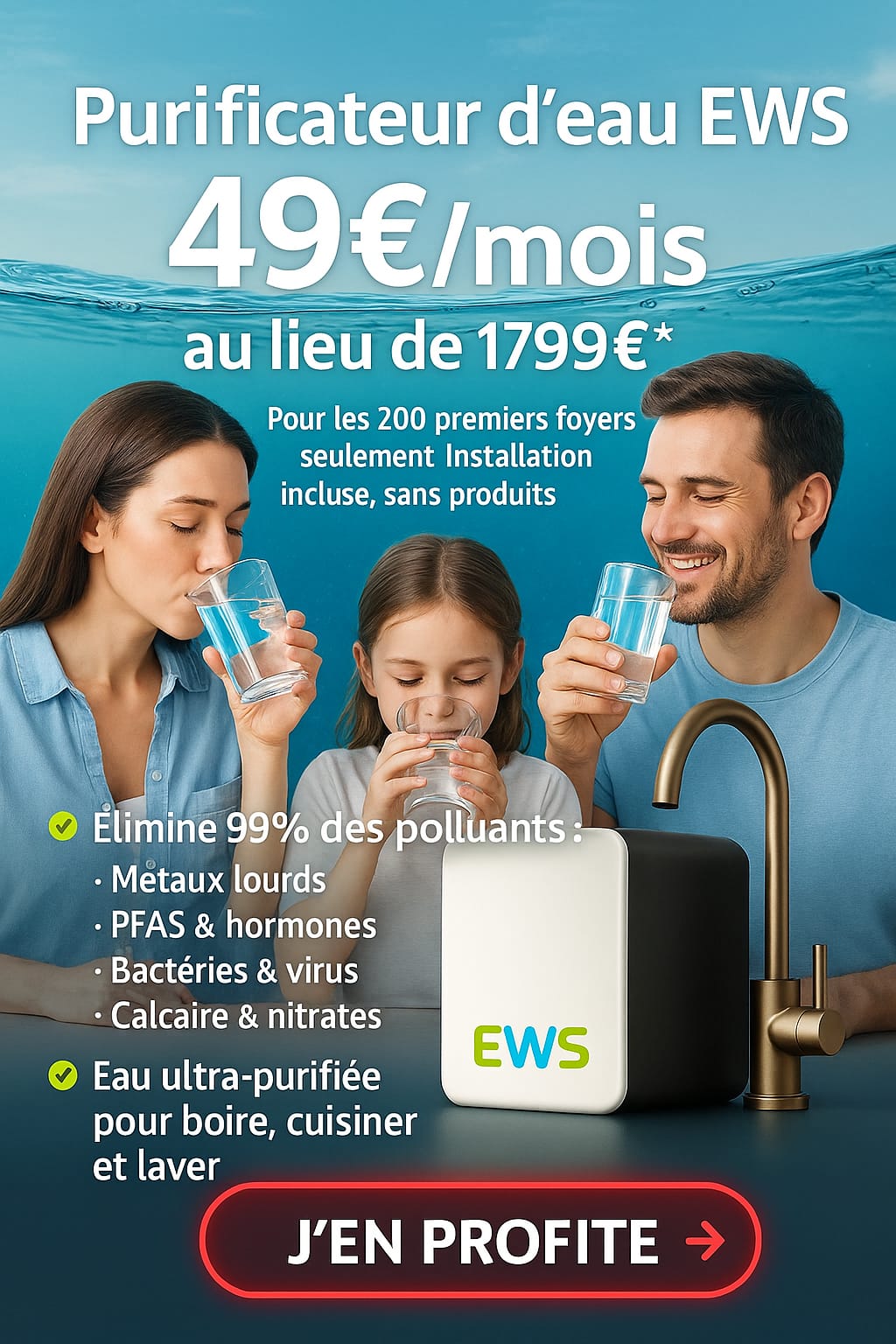 Système d'osmose inverse OSMO 8